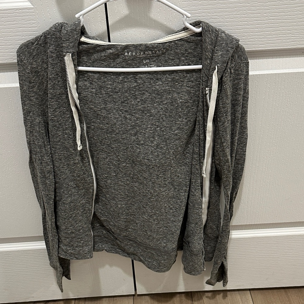 Aeropostale Charcoal Heather Hoodie